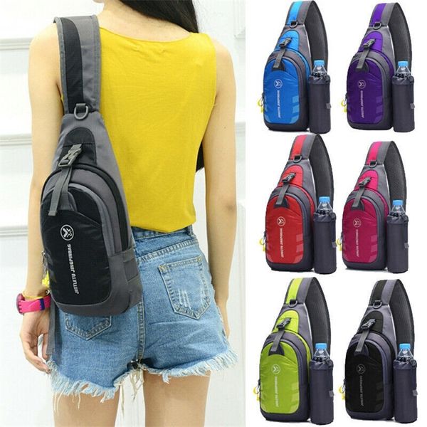 

noenname mens women waterproof small chest bag pack travel sport shoulder sling backpack crossbody bags gift 220621