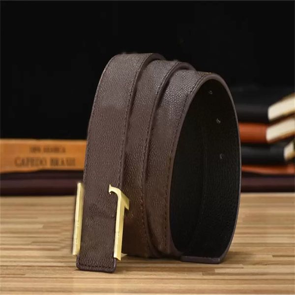 

fashion grade custom leather belt casual big gold buckle multicolor business brand plaid presbyopia belts for women men designer 3.8cm, Black;brown