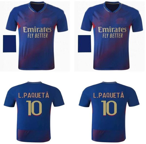 

22 23 maillot lyon 4th 2022 2023 olympique soccer jersey lyonnais ol digital fourth football shirts traore memphis equipment bruno g foo, Black;yellow