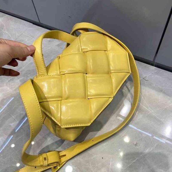 

weave real leather women bag genuine leather handbags 2022 fashion female knit shoulder bag cowhide leather luxury designer bag g220422
