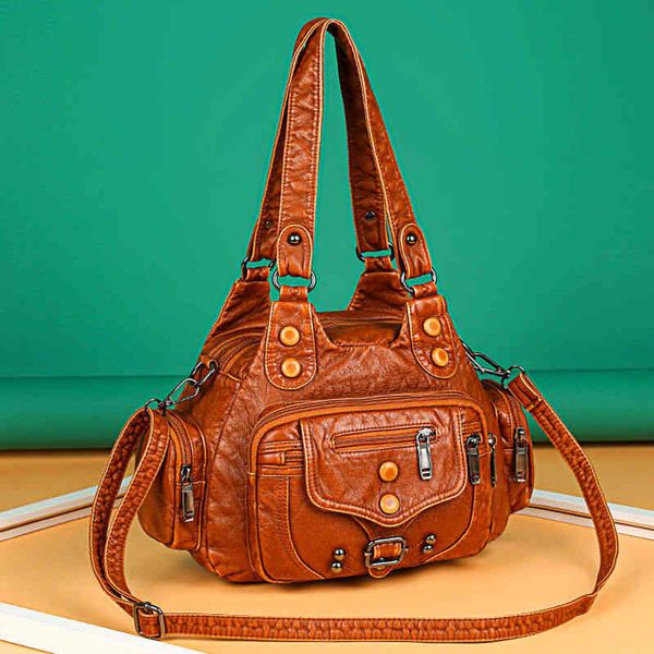 

bag female new style texture single shoulder bag middle-aged mother msenger handbag leisure trend designer bags