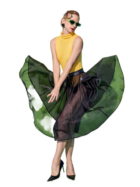 

x majo turtleneck sleeveless solid bodysuit j444#, White