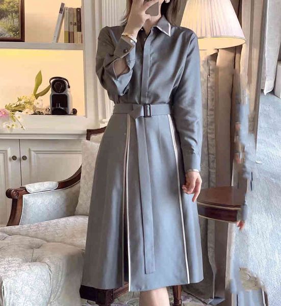 

two piece dress g family's same 30 mm mulberry silk suit shirt skirt high set style, White