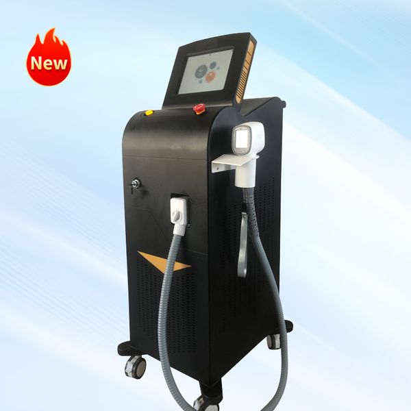 

2022 new profesional 808nm diode laser hair removal machine factory directly sales price logo, Black