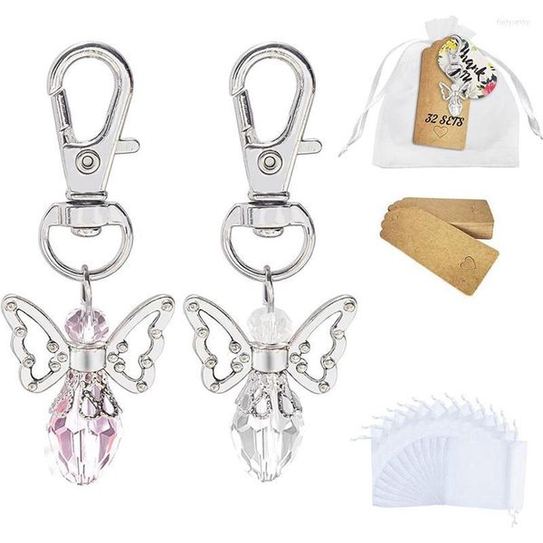 Keychains Angel Pingents Charms Lucky Presentes Pequenos Casamento Baptismo Comunhão Aniversário