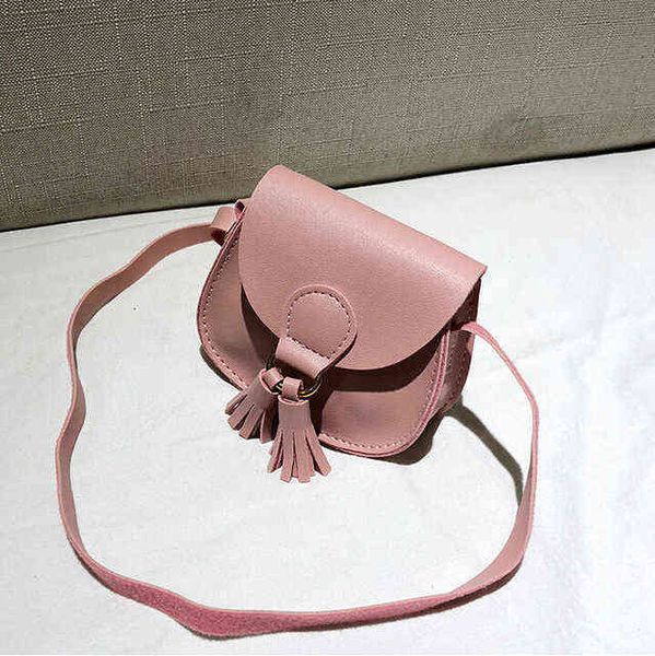 

7 colors brand new children girls small shoulder bag kids sweet pu leather waist bag crossbody handbags crossbody bags for girls y220614