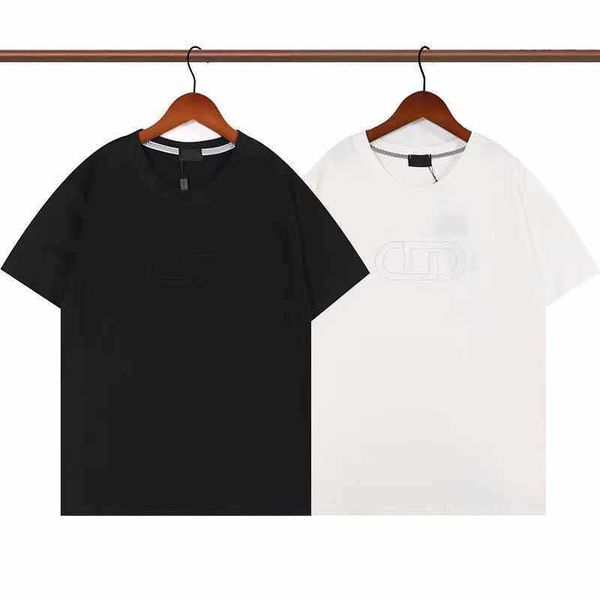 

mens designer clothes famous mens t shirt letter print round neck short sleeve black white fashion men women tees clothing size, White;black