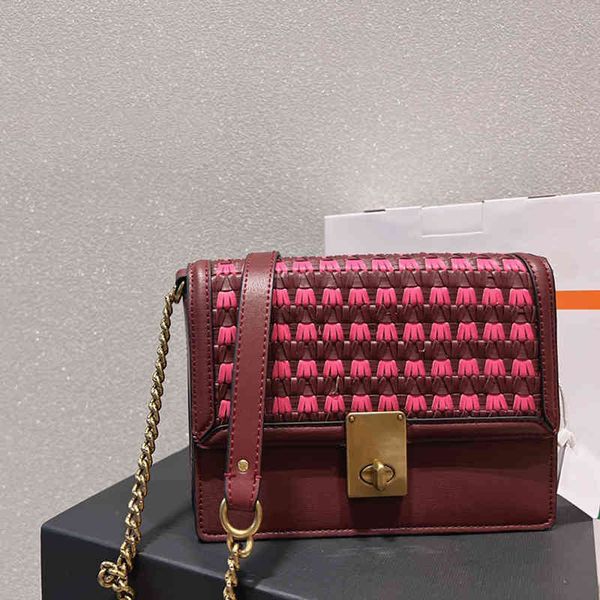

evening bags handbag tote designer women crossbody bags fashion weave small square shoulder bag vintage messenger wallet 220723