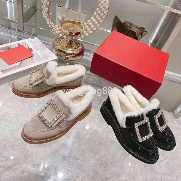 

dress shoes high end quality square buckle lefu shoes women's spring and autumn leather thick heel single british style small, Black