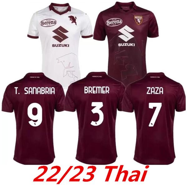 

2022 2023 torino maglia da calcio turin soccer jerseys izzo belotti falque nkoulou 22 23 jerseys maillot de football shirt thailand 999, Black;yellow