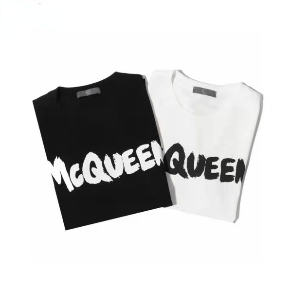 

men's t-shirts mens letter print t shirts luxury black fashion designer summer short sleeve size s-xxl t230228, White;black