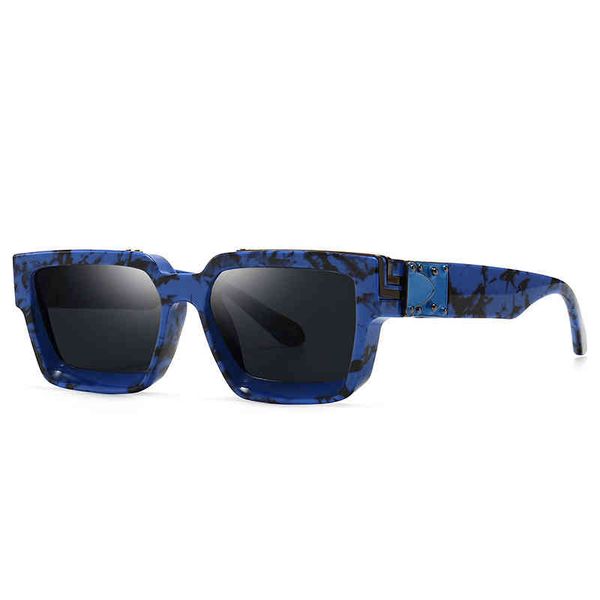 

sunglass men's street p ins net red square small frame sunglass women z1165e, White;black