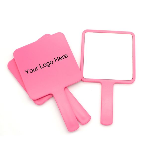 

custom hand held makeup mirror 5 pieces bulk wholesale personalized compact square heart shape gifts souvenir mirrors 220509