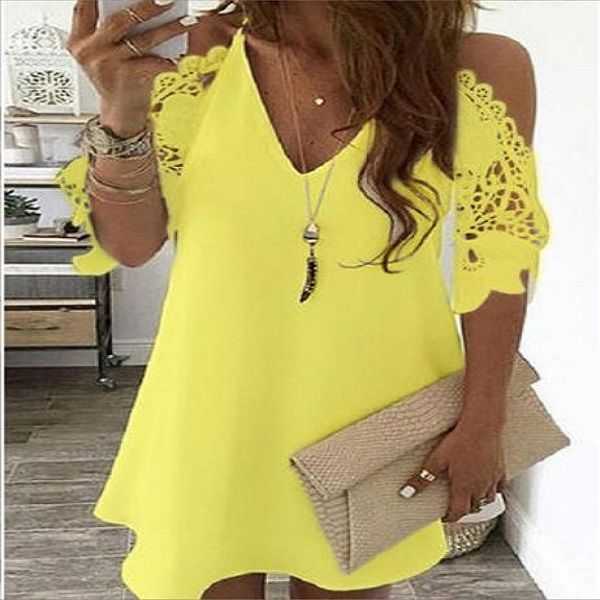 

casual dress fashion new women's slit tie contrast color shirt dress sleeveless short, Black;gray