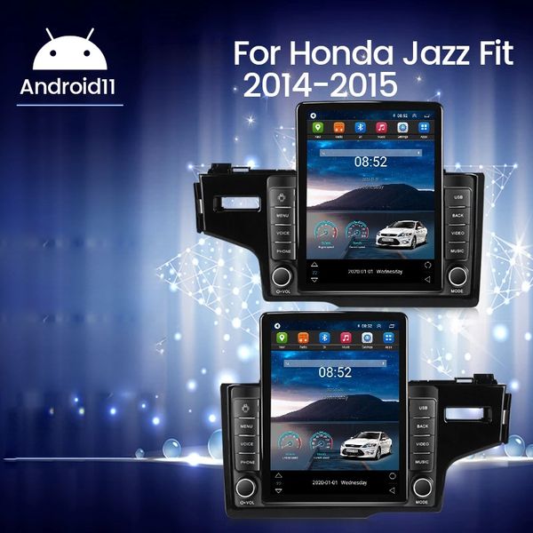 

2 din car video head unit 9" android gps radio for 2014 honda fit lhd navigation support bluetooth wifi steering wheel control