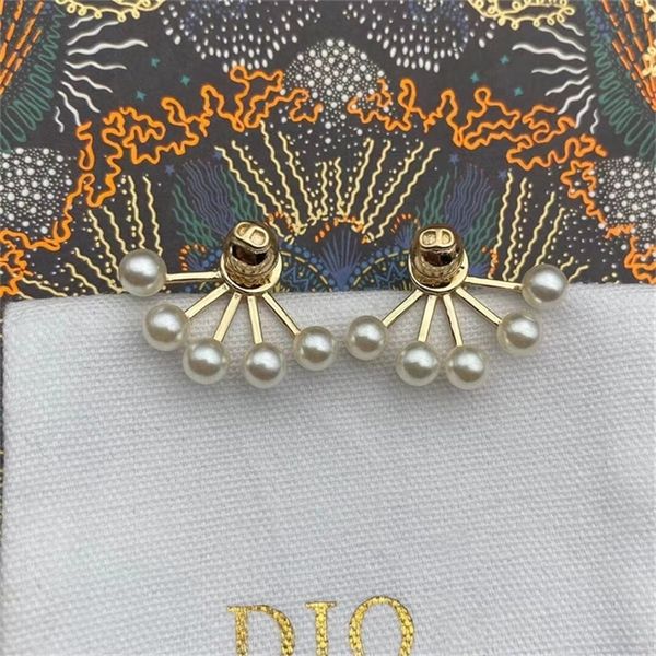 

jewelry high version pearl female fan earrings 70% off outlet store sale, Golden