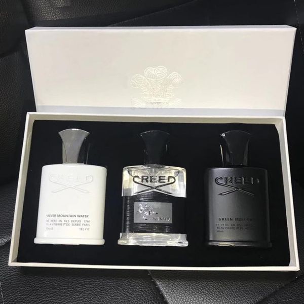 

brand perfumes creed kit parfum 30ml 3 creed cologne 3 pcs sets aventus tweed silver mountain water fragrance for men282n