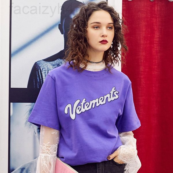 

men's t-shirts designer vetementss21 chest large foam print men's and women's short sleeve t-shirt i3vm, White;black