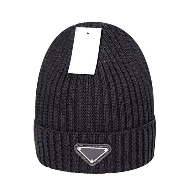 

designer beanie cap skull p hat knitted caps ski hats snapback mask fitted winter cashmere casual outdoor fashion high qual231a, Blue;gray