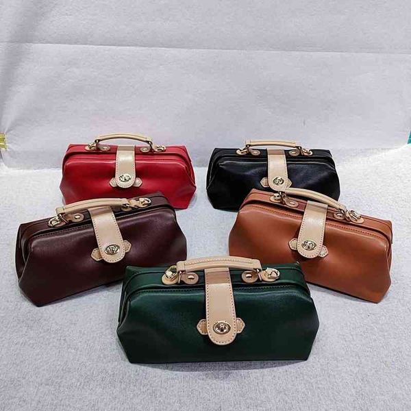 

retro mini crossbody bags for women 2022 luxury handbags handmade vegetable tanned leather shoulder messenger bag girl clip bag g220420