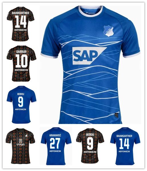 

hoffenheim soccer jerseys 22 23 africa kit football shirts 2022 2023 bruun larsen bebou dabbur kramaric georginio baumgartner men size s-xxl, Black;yellow
