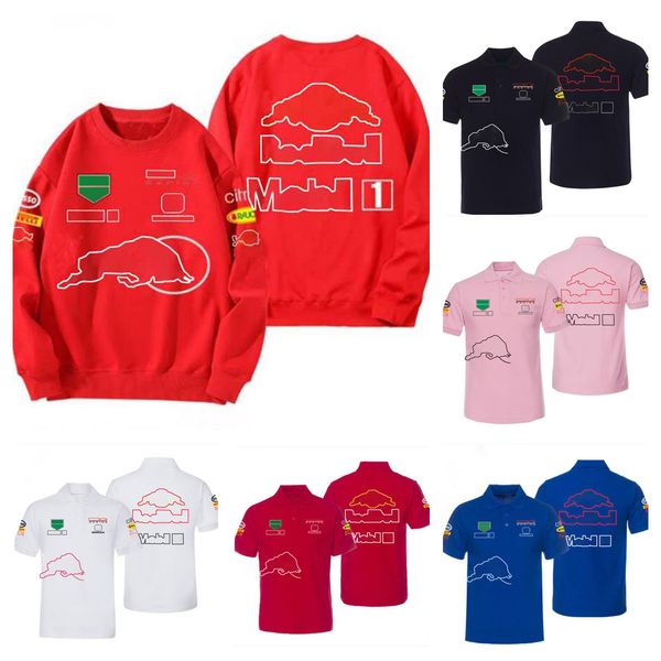 

f1 racing polo shirt 2022 new f1 lapel t-shirt with the same custom