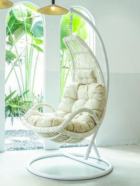 

camp furniture hanging chair net red lazy bird's nest basket rattan household drop hammock indoor balcony orchid ch