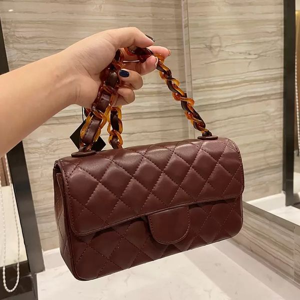 

ly classic flap bags matelasse acrylic chains crossbody shoulder calfskin large capacity womens designers outdoor sacoche multi pochette lux