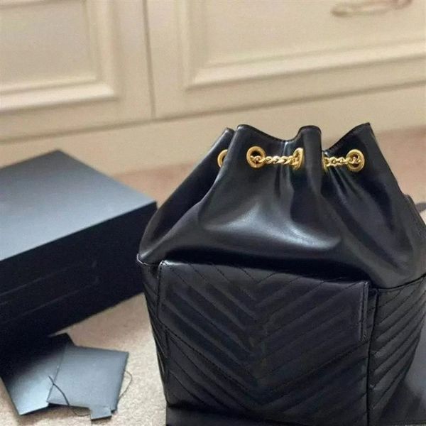 Nuovo zaino in grande capacità Joe Borsa femmina Laurents di alta qualità Donne Black Borse in pelle Nera Borsa