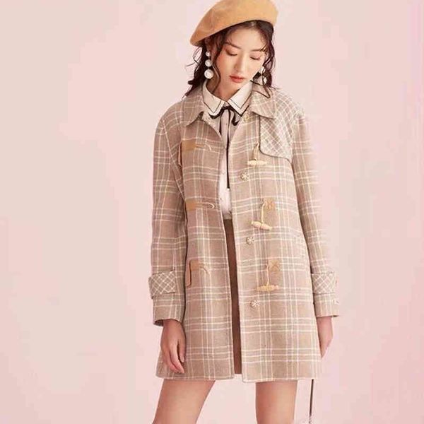 

women's jackets korean winter wool long coat, Black;brown