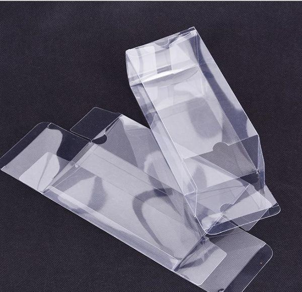 2021 200 pz/lotto Grande Rettangolare di Plastica Trasparente Scatola/PVC Trasparente Scatola di Imballaggio di Plastica Campione/Regalo/Artigianato Scatole di Visualizzazione