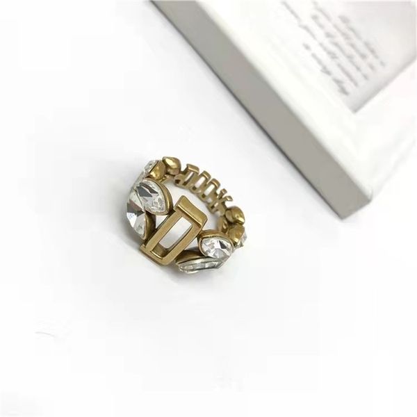 

70% off clearance sale letter large wheat ear female hollowed out old pair of ring accessories, Silver