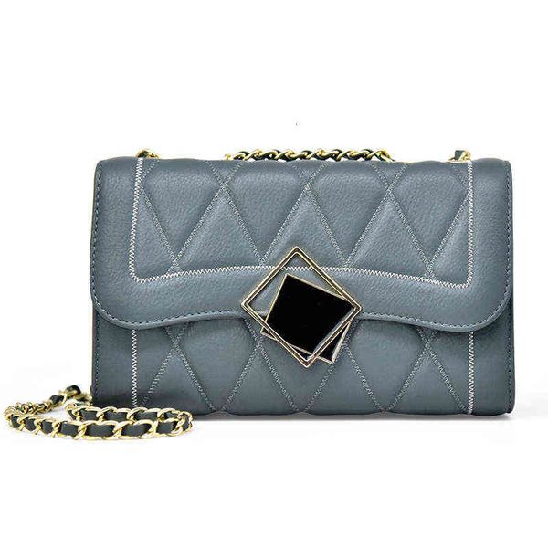 

designers bags 2021 new fashion, fresh and sweet, one shoulder leather straddle women's bag, summer chain small square bag