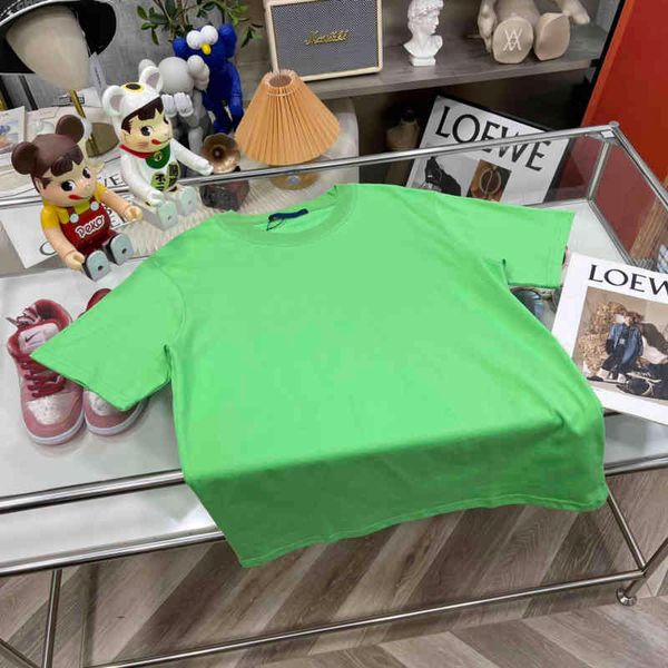 

designer womens t-shirts luxury printing logo sweater collar short-sleeved t-shirt men and women sports beach casual skin-friendly, White