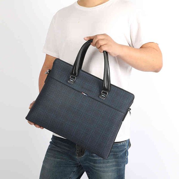 

handbags bags men's handbag large capacity business travel bag leisure trend simple hand briefcase messenger handbag, Black;red