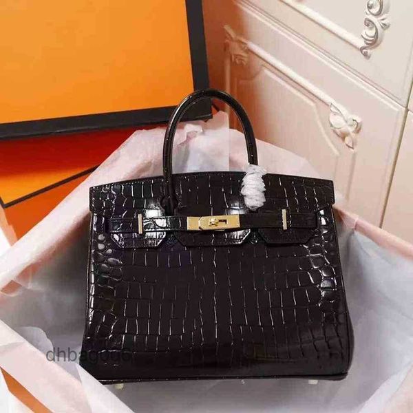 

single handbag fashion crocodile leather shoulder bag classic designer