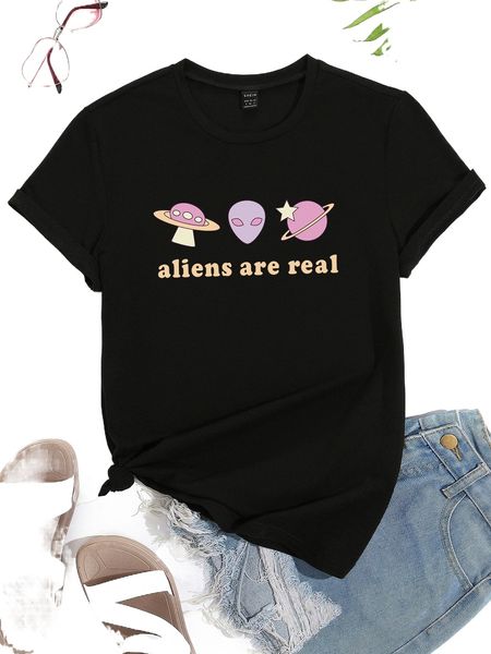 

planet & slogan graphic tee g7ue#, White