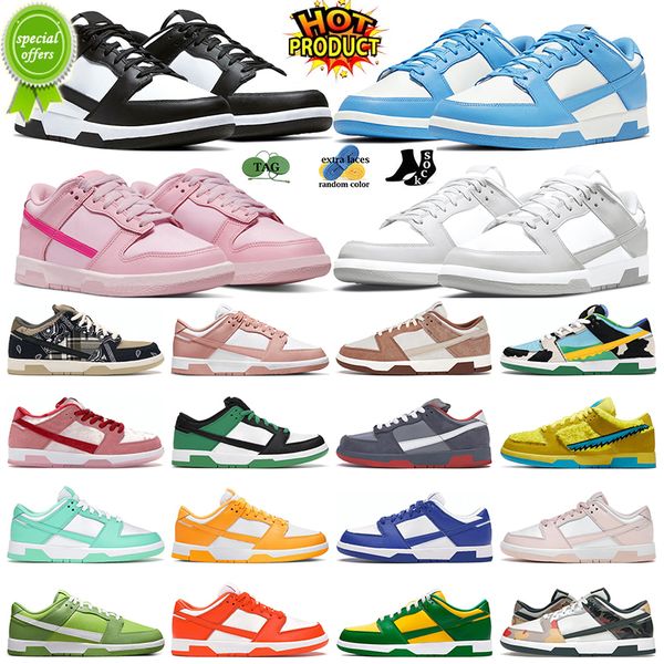 

triple pink casual shoes for men women sneakers designer panda unc syracuse grey fog university red varsity green chicago outdoor gai dunked, Black