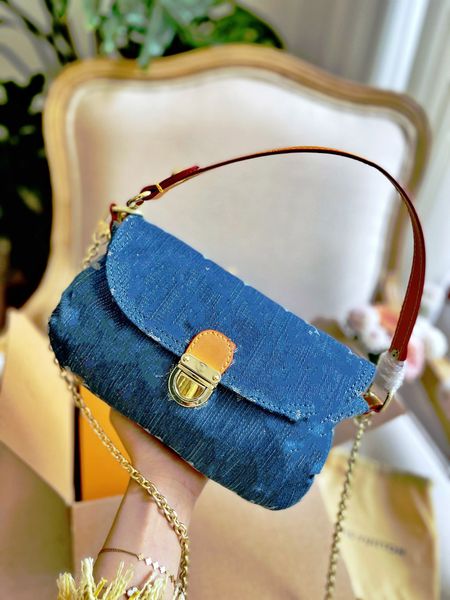 

designers shoulder bag luxurious tote purse handbag message bags cluth brand classic genuine leather crossbody gift box old flower cowboy 24