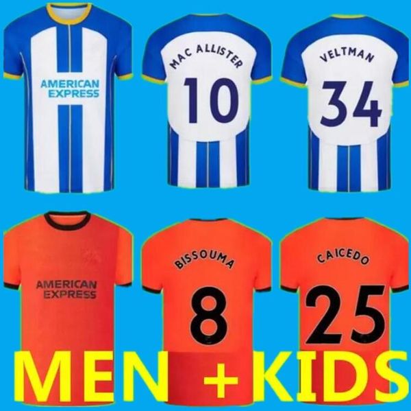 

22 23 maupay cucurella soccer jerseys webster trossard march mac allister mwepu connolly, Black;yellow
