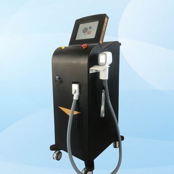 

high power laser handle 808nm diode laser machine handpiece with screen, Black