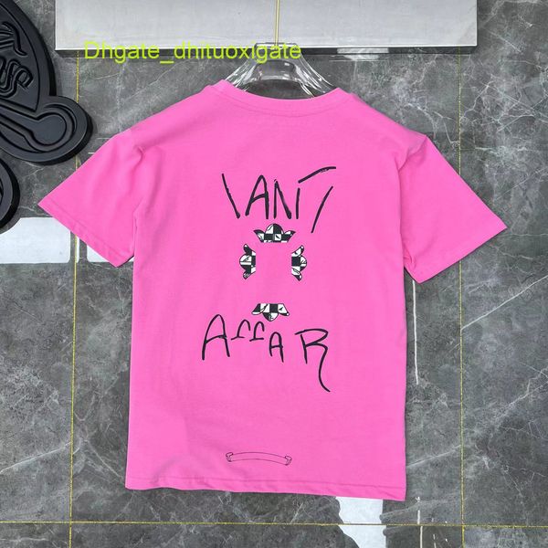 

luxury brand mens t shirts ch fashion man tees sanskrit letter t-shirt summer horseshoe flower cross short sleeve designer tshirts hip hop s, White;black