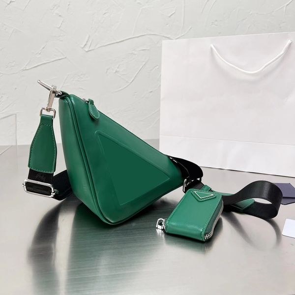 

designers bags women men crossbody shoulder bag large capacity triangular wallet handbags lady purse versatile classic solid color letter 4