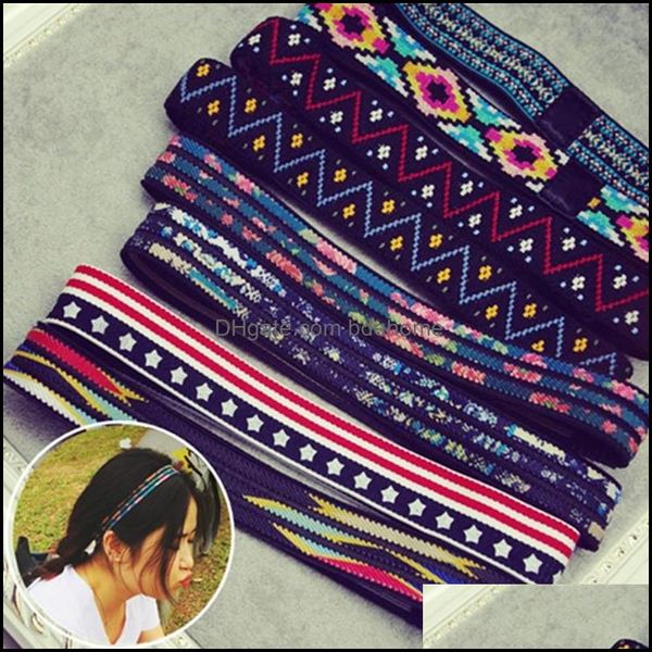 

headbands hair jewelry women lady girls crochet headband boys men hip-hop yoga sweatband knitted elastic wrap ear hairband headwrap band acc, Silver