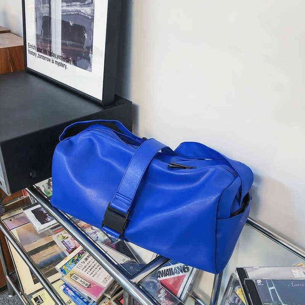 

toast bag men's and women's klein leisure pu travel messenger bag cool sports fitness bag 220712