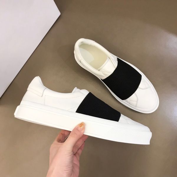 

spring men shoes luxury designer brand catwalk casual sneaker transparent soles cattle grind soft comfortable with box size38-44, Black