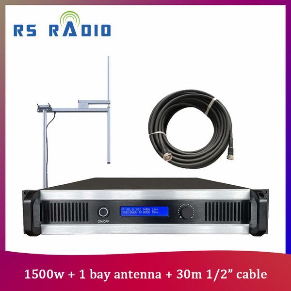 

1.5kw 1500w wireless professional fm broadcast radio transmitter 87.5-108 mhz