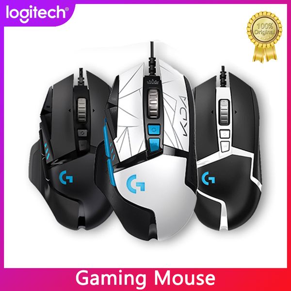 

mice logitech g502 hero kda lightsync rgb gaming mouse usb wired mice 25600 dpi adjustable programming for mouse gamer