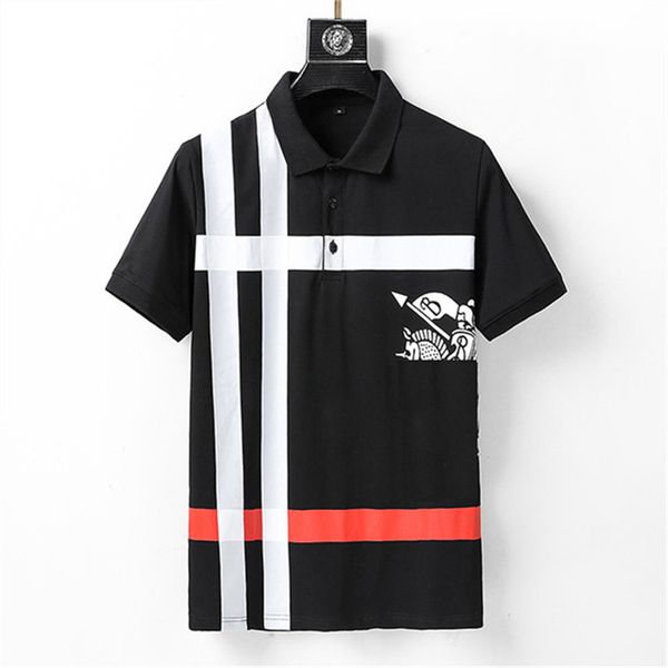 

luxurys designers men dress t shirt man polo fashion embroidery letter pattern print breathable men's casual women short sleeve tees m, White;black