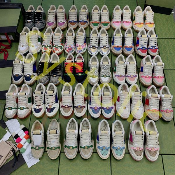 

fashion dirty designer outdoor shoes screener canvas sneaker women luxurys lace up classic blue red stripe rubber leather low men 2022 1top